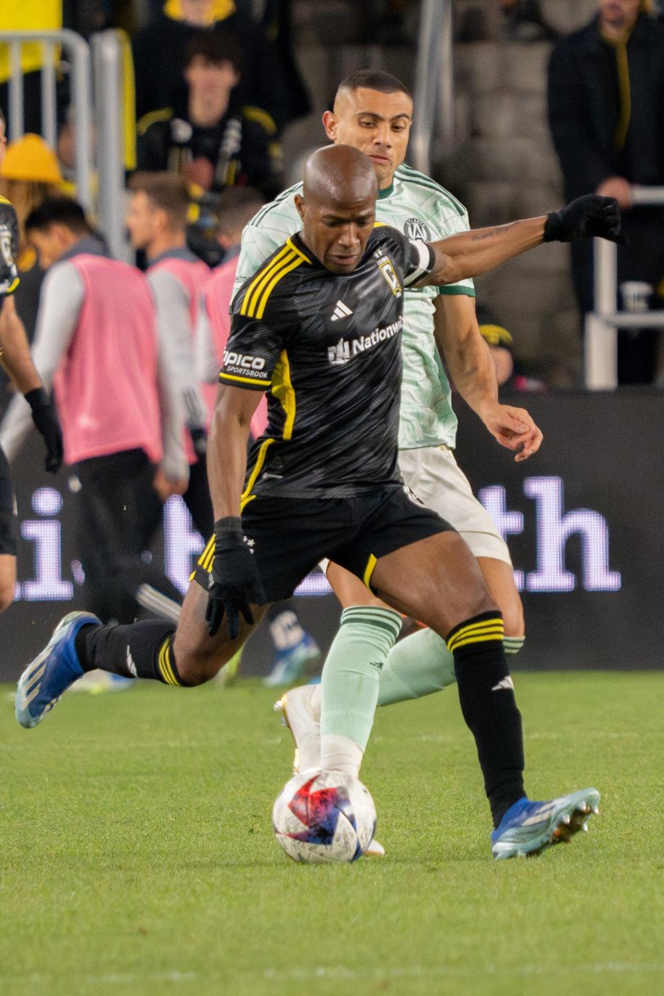 Midfielder Darlington Nagbe is one of three of the 11 starters who took the field for the Crew in their last game of the 2022 regular season, who remain with the club. The others are defender Steven Moreira and forward Cucho Hernandez.