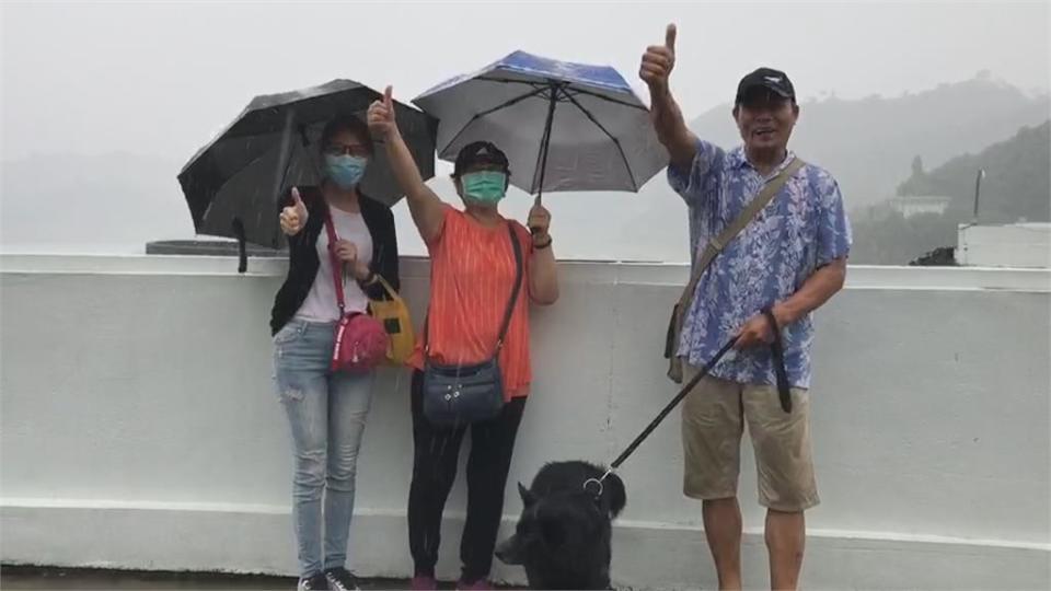 華南雲系東移　山區熱對流助攻成功了！曾文水庫近中午飄雨稍解渴