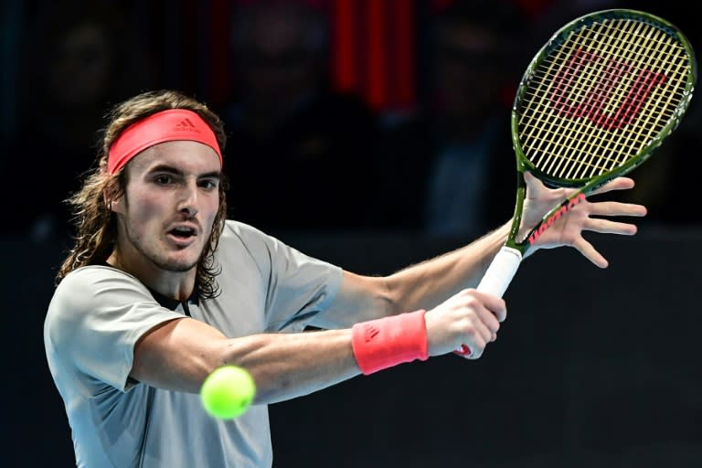 Stefanos Tsitsipas, ranked 15th in the world, came through 2-4, 4-1, 4-3 (7/3), 4-3 (7/3) against Alex de Minaur for his second title after Stockholm last month