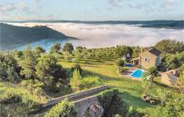 <p>Located in Istria's scenic mountains, this beautiful Croatian Airbnb is ideal for families. It's set in the idyllic hills of Biloslava, offering peace and tranquility, with only three neighbouring houses. It was renovated to retail the typical Istrian style, while providing you with modern essentials. </p><p><strong>Sleeps:</strong> 6</p><p><strong>Price:</strong> £105 per night</p><p><a class="link " href="https://airbnb.pvxt.net/NKzd1b" rel="nofollow noopener" target="_blank" data-ylk="slk:SEE INSIDE;elm:context_link;itc:0;sec:content-canvas">SEE INSIDE</a></p>