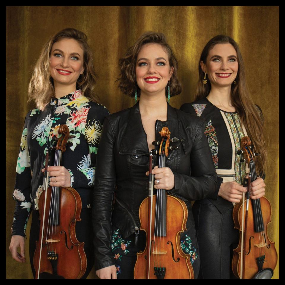 The North Texas-based Quebe sisters are fiddle champions and sing lovely three-part harmonies.They, their acoustic guitarist and stand-up bassist will also play arrangements Alexander wrote for them and the WFSO. They are currently performing in a “Bye, for now tour,” before they go on an undetermined career hiatus.