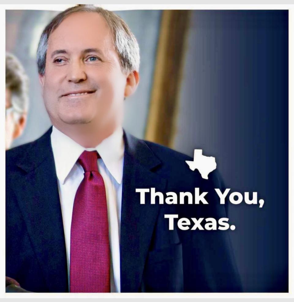 美國德州檢察長帕克斯頓(Ken Paxton) 。   圖:翻攝自推特/Attorney General Ken Paxto