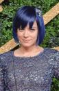 Allen went all out for the 2015 British Fashion Awards 2015 in London, dressed head to toe in a gorgeous midnight blue, from her shimmery blue shadow to her electric blue bob. We are relieved she completed the look with a natural toned lippy and not a blue one!