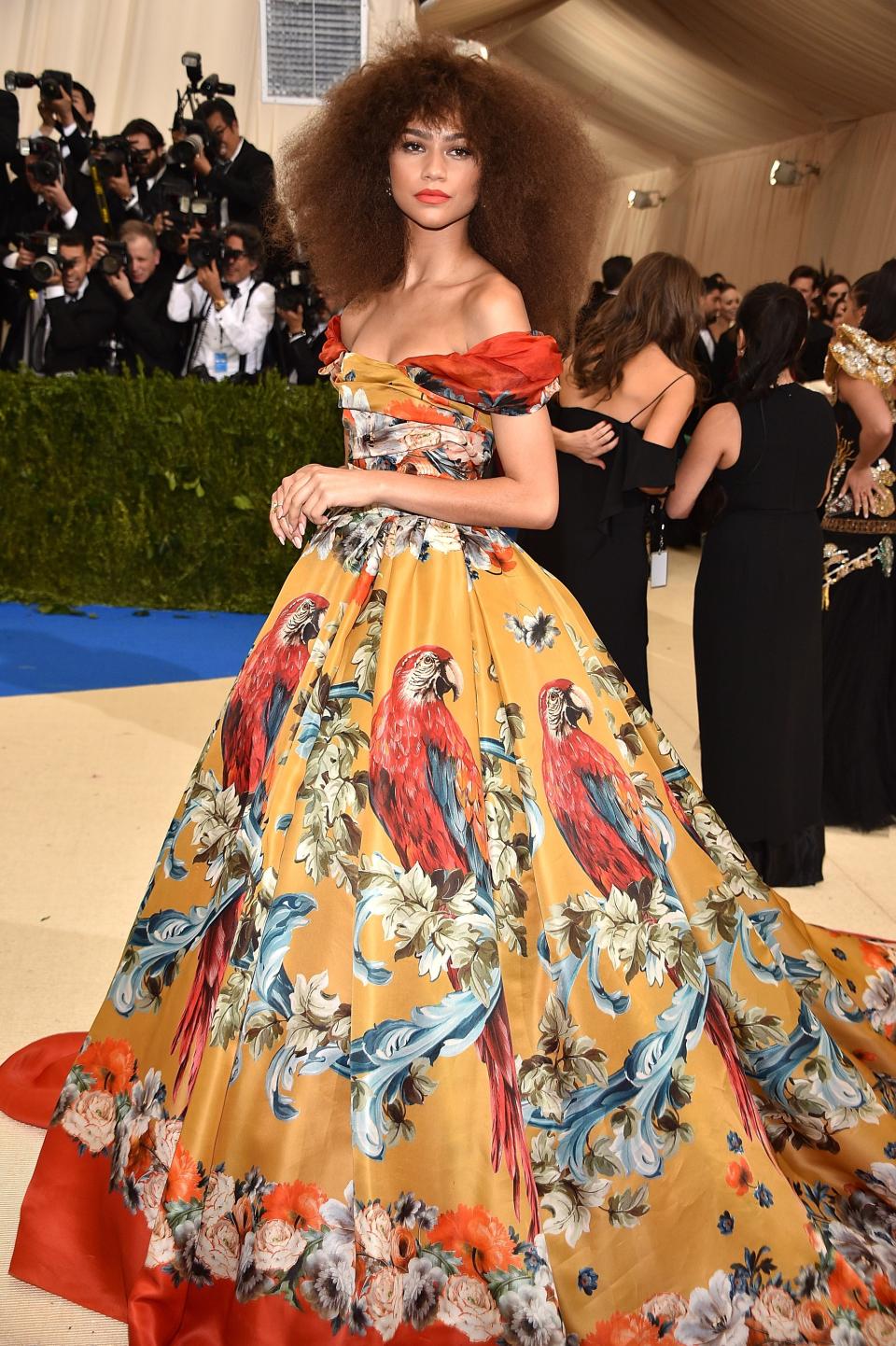 Zendaya attends the “Rei Kawakubo/Comme des Garcons: Art of the In-Between” Costume Institute Gala on May 1, 2017.