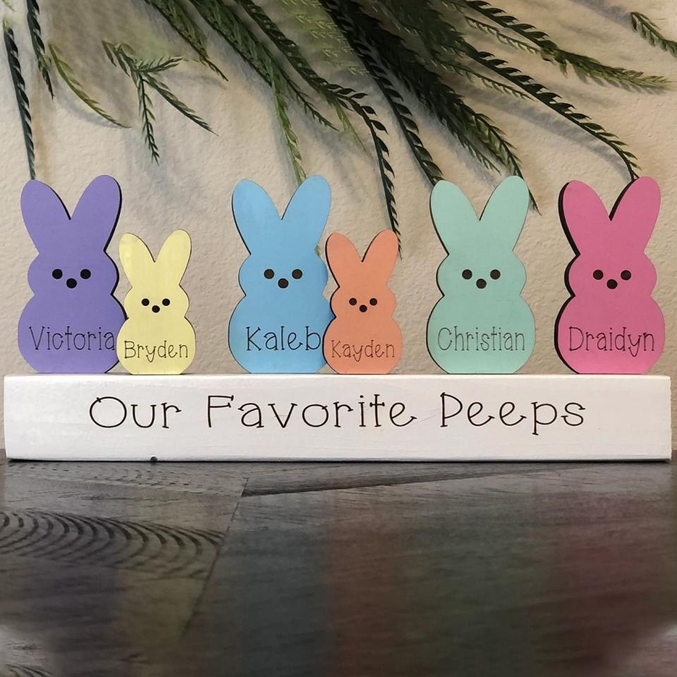 Personalized Easter Holiday Peeps