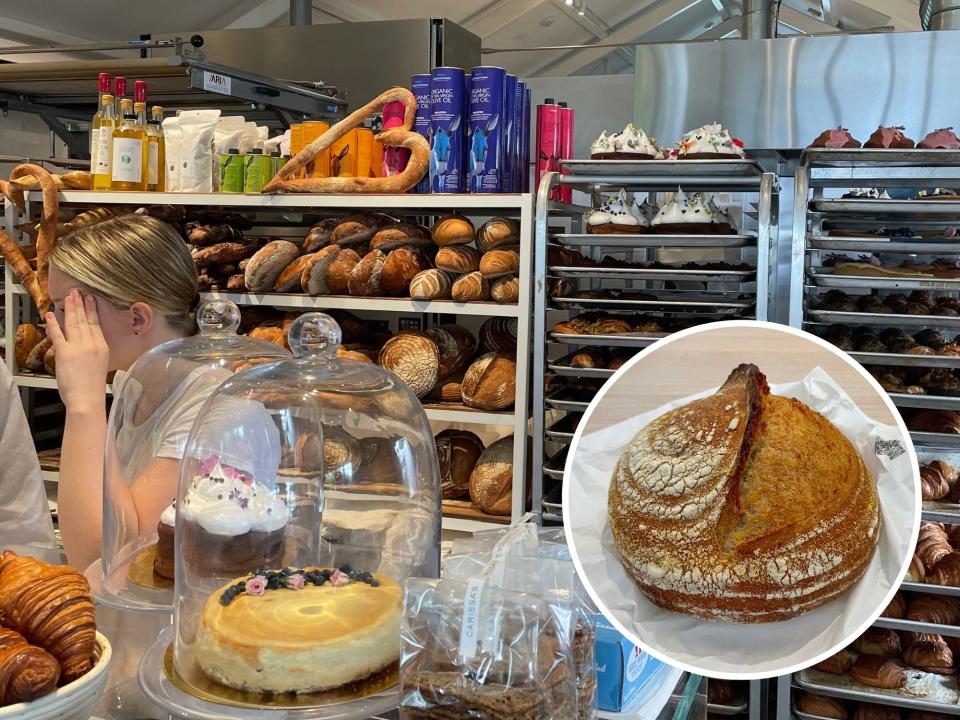 sourdough bread from Carissa's the bakery