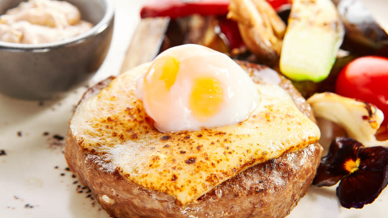 steak with sous vide egg