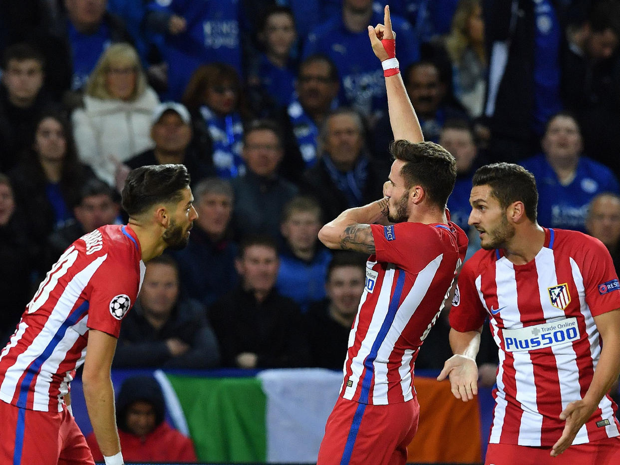 Saul Niguez's header proved enough to send the La Liga side through: Getty