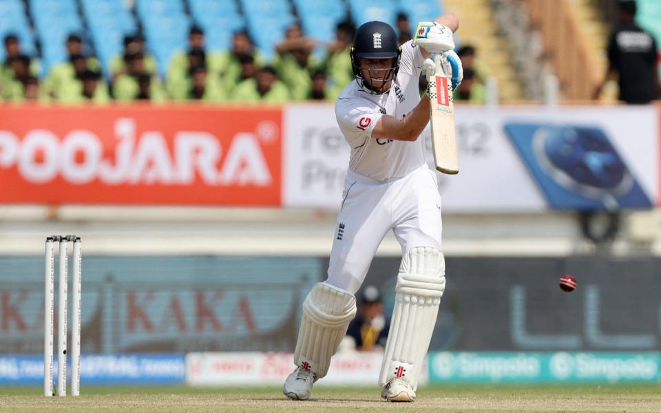 England's Zak Crawley in action