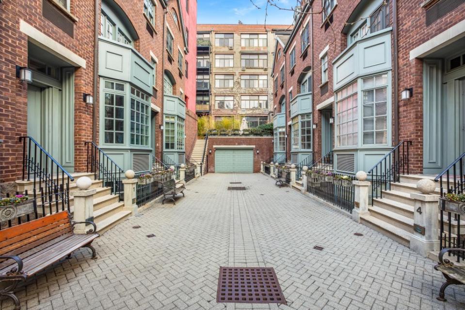 The block is one of the only private streets in Manhattan. Brown Harris Stevens