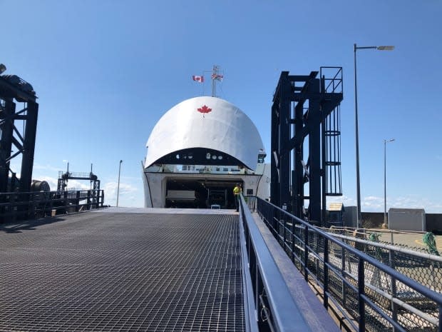 Northumberland Ferries has begun booking for non-commercial travel starting June 27. (Sally Pitt/CBC - image credit)