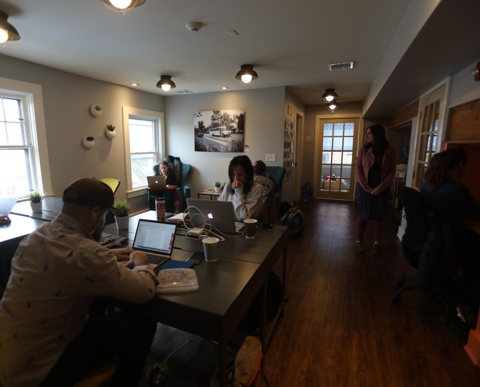 Work and Play common office space in South Orange, N.J. March 12, 2019.