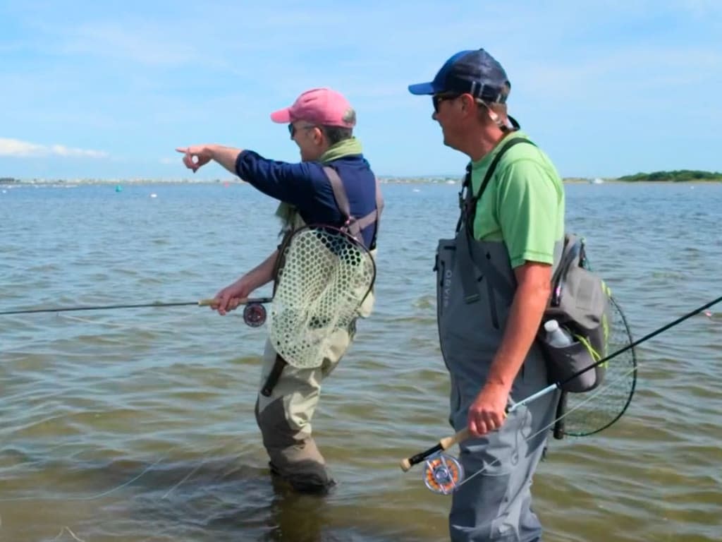 The latest episode of Countryfile went heavy on fishing. (BBC screenshot)