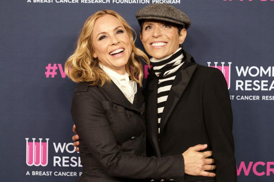 Maria Bello and Dominique Crenn | Morgan Lieberman/FilmMagic