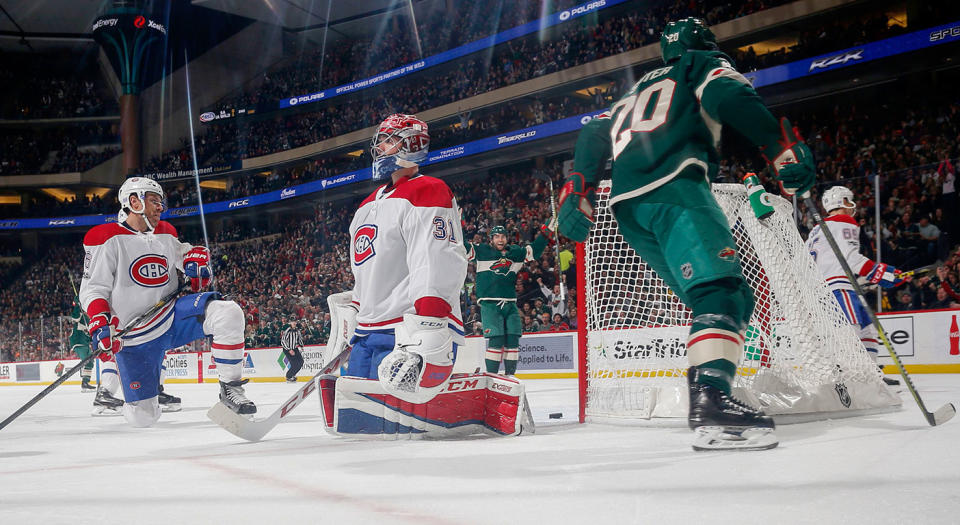 Carey Price’s contract could spell trouble for the Canadiens. (Bruce Kluckhohn/NHLI via Getty Images)