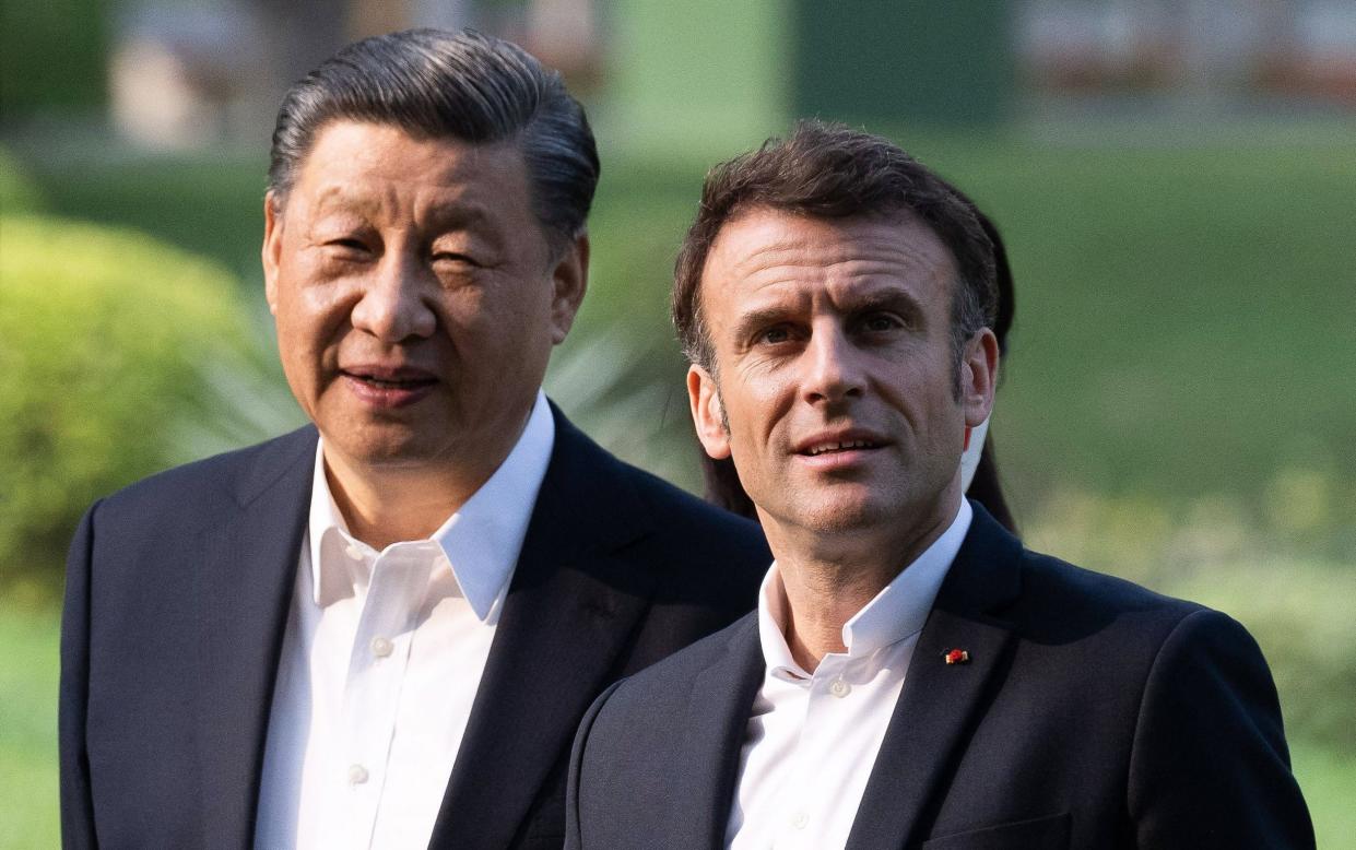 Xi Jinping took Emmanuel Macron to   the residence of the governor of Guangdong province - where his father, Xi Zhongxun, once lived - during the French president's visit to China last year