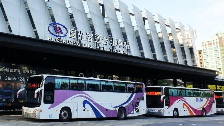 台北車站客運搭乘處。   圖：台北區監理所提供