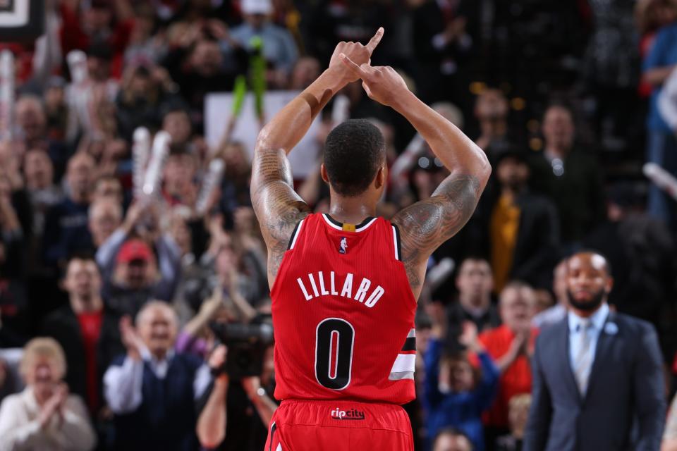 It's time for Damian Lillard to remind us all what time it is. (Getty Images)