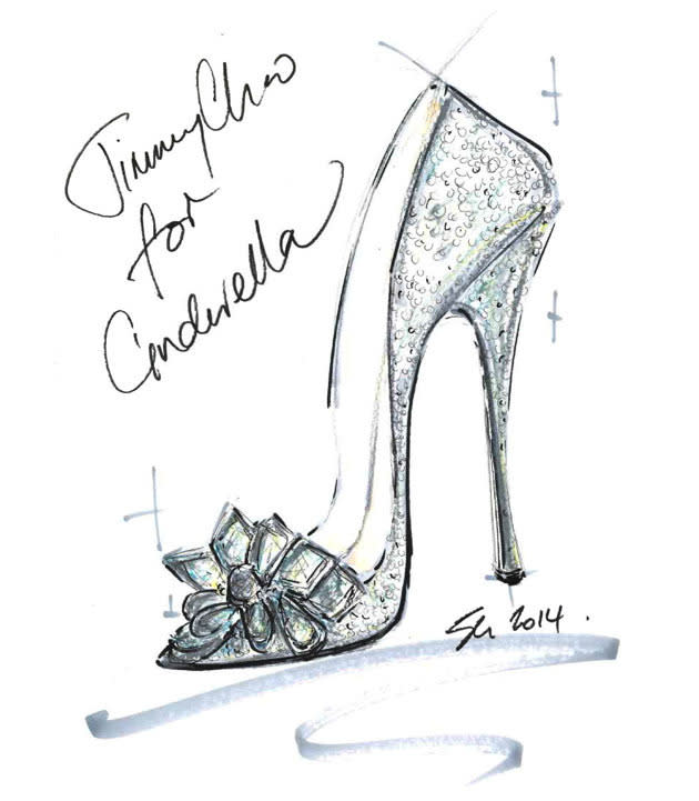 Cinderalla's glass slippers bought to life.