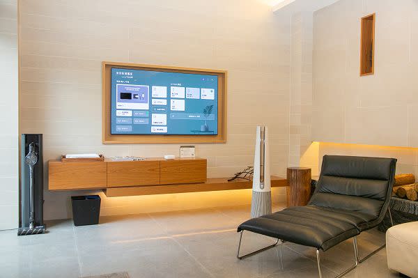 ThinQ Room內設置多款LG智慧家電，為旅客提供全方位服務。
