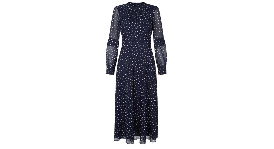 Piper Spot Midi Dress