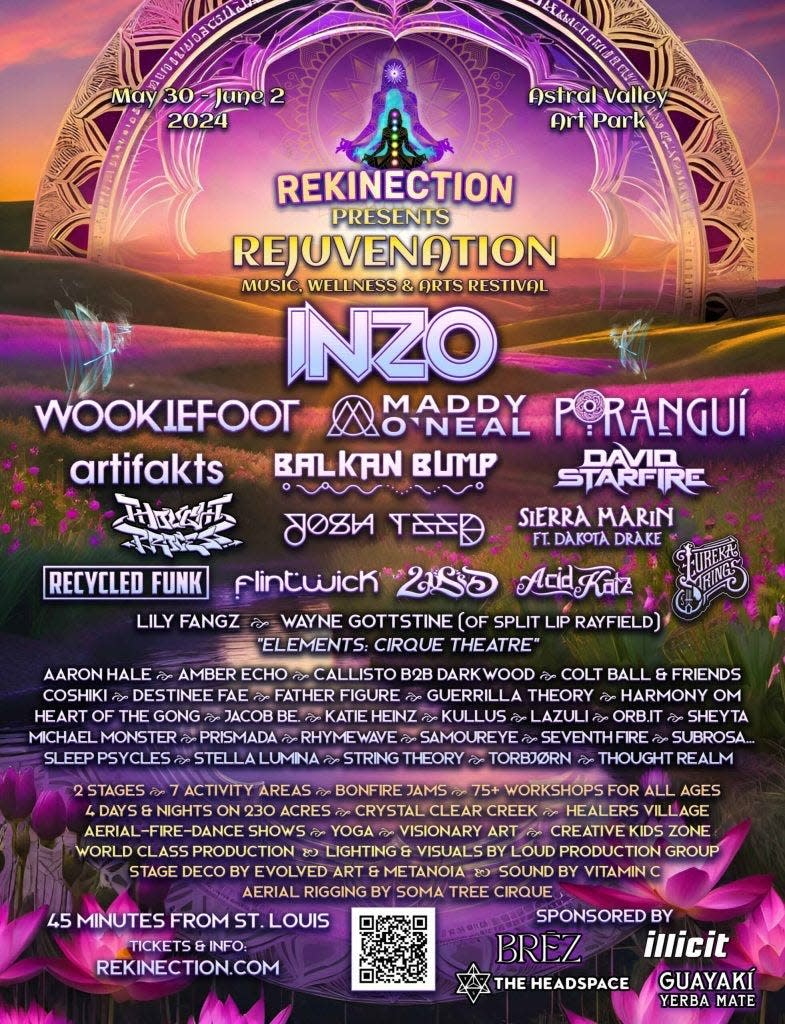 ReKinection's ReJuvenation Restival is May 30-June 2, 2024 at Astral Valley Art Park in French Village.