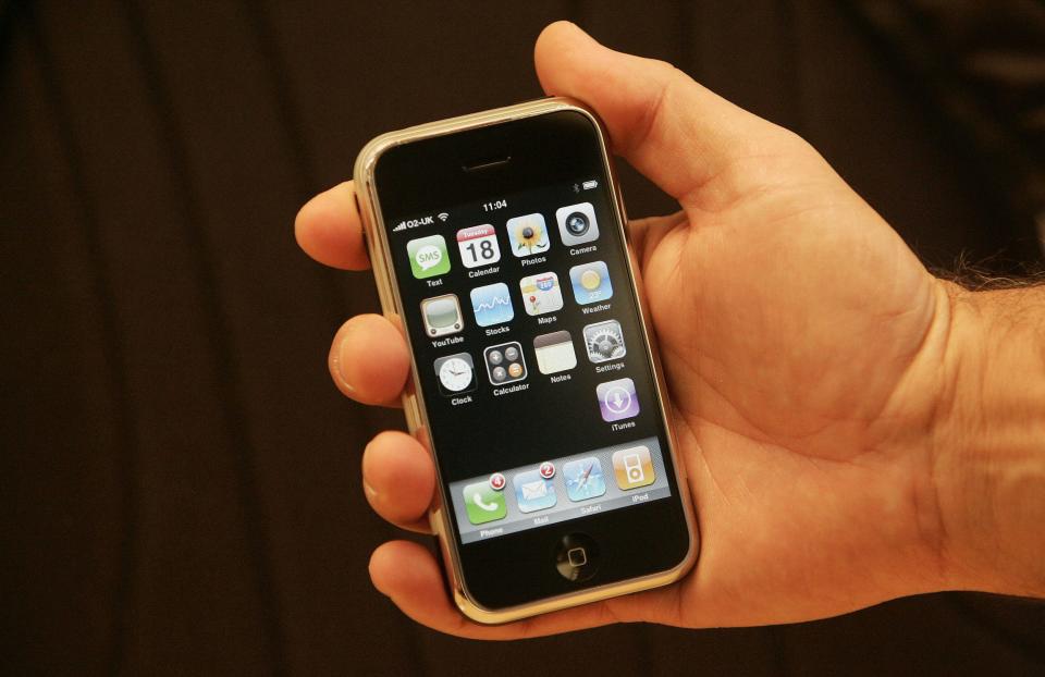 The original iPhone unveiled in 2007.