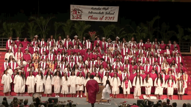 Let’s be real: Most graduation ceremonies are boooring. You want to get your diploma and go to college, but have to sit through the same speech about how as your lives change, come whatever, you will still be friends forever, among other pomp and circumstance. Kahuku High School in Oahu, Hawaii decided to do things a little different: <strong> NEWS: Mom walks in her son’s graduation after he’s killed in a car accident</strong> Everything is par for the course until the students start rhythmically swaying in the bleachers. Then they break into a version of <strong>Wiz Khalifa</strong>’s “See You Again,” with the lyrics changed to thank their parents and teachers. YouTube Then <strong>Jackson 5</strong>’s “ABC” kicks in and the dance party really gets going: YouTube They do some “Uptown Funk” and a little <strong>Miley Cyrus </strong>“Wrecking Ball”: YouTube And get things real turnT with the whip, the nae-nae, and the stanky leg: YouTube It ends with a traditional haka or “war dance,” inspired by the Maori people of New Zealand and created specifically for the Kahuka Red Raiders by a Maori cultural specialist. YouTube “Ko Wai Matou? Kaipāhua Kura” translates to “Who are we? We are the Red Raiders” with other lyrics saying, <em>“We are unified we are one / For our families and Community (Who have been through much) / We will stand as Warriors (For them) / We will stand Brave.”</em> (You can read more about the haka here.) Oh, and they learned the entire thing in just two days. <strong> NEWS: Val Chmerkovskiy attends ‘DWTS’ partner Zendaya's graduation</strong> No wonder the Kahuku class of 2015 is so proud of themselves: Kahuku may not be rich in money but we are damn sure rich in tradition... Another Graduation killing the game! #RR4L https://t.co/0t0r6nxqUb— Alana Aluli (@alala_lana) May 31, 2015 KAHUKU ALWAYS HAS HANDS DOWN THE BEST GRADUATION CEREMONY EVER �� #co2015— ceelowc (@chrisgeezy_) May 29, 2015 I'm glad I got to see kahuku graduation for myself !���� there dance was majah��������— tyran pebria (@PebriaTyran) May 30, 2015 I love my class ❤️❤️❤️��✊������ no school does it better than KAHUKU!!!! ❤️❤️❤️❤️ #rr4l https://t.co/L1GBkAo61h— KBKS❤️ (@kimbrunox3) May 29, 2015 They should be. It’s worth pointing out though: “@Whiz_Kabua: Kahuku was pretty turnt... pic.twitter.com/3c3zREJzcU” 'When u high school musical af' ��— mbreezy (@Marochelleee) May 29, 2015 Now, find out what advice Judge Judy gave graduates during a recent commencement speech: