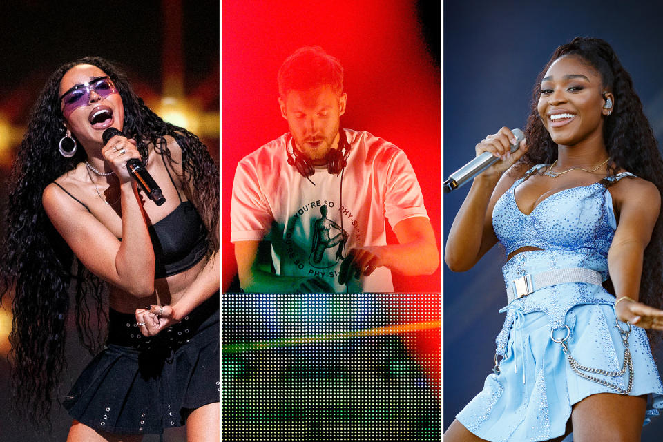 Calvin-Harris-new-song-Normani-and-Tinashe - Credit: Emma McIntyre/Getty Images for SHEIN Together Fest 2021; Steve Jennings/Getty Images for iHeartMedia; Mark Horton/Getty Images