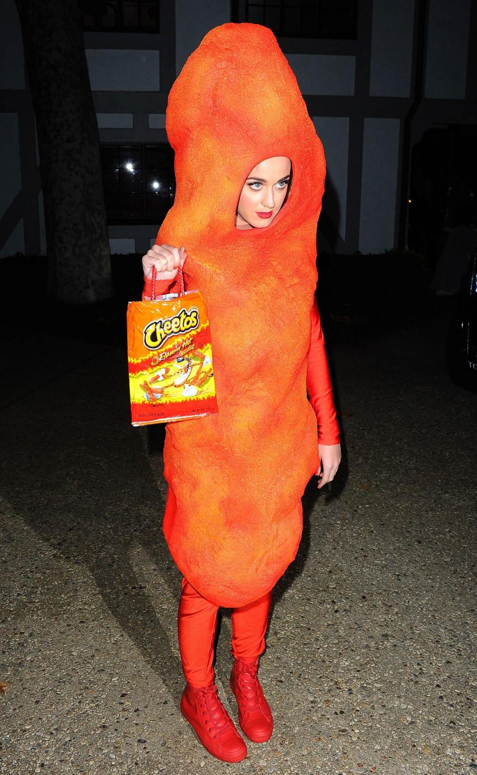 Katy Perry as a Hot Cheeto (Startraks/Shutterstock)