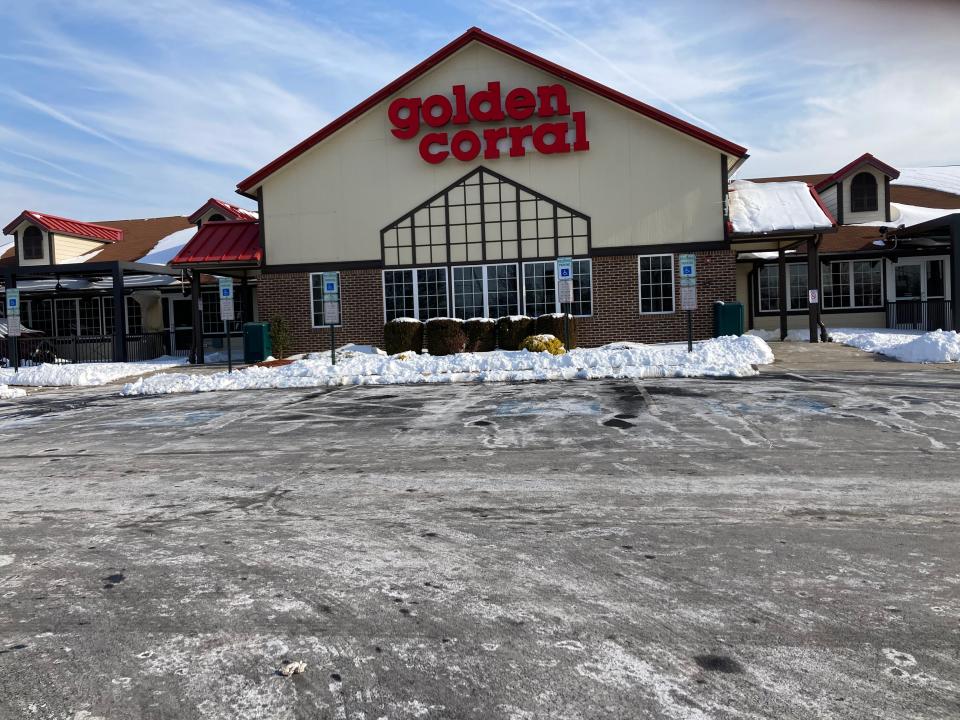 Bensalem police are investigating a fight involving more than 40 people at Golden Corral on Friday evening