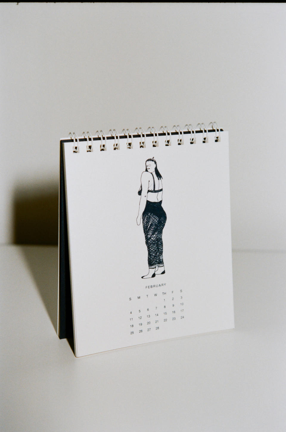 Illustrations from the 2018 Kara desk calendar. (Photo: Kara)