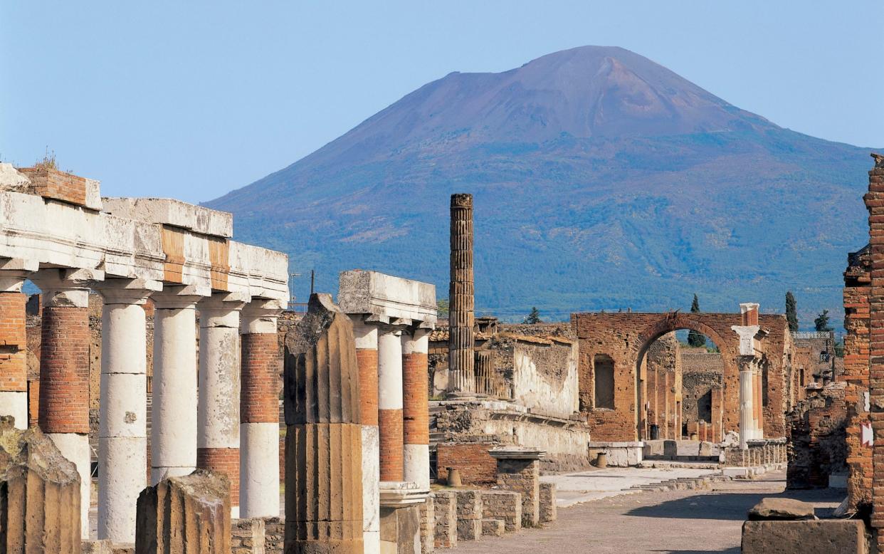 The 'Sator square' was first discovered amid the ruins of Pompeii in Italy - Getty