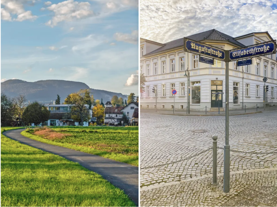 Die Autorin machte in Roggwill (L) und Neustreelitz (R) schöne Erfahrungen. - Copyright: Joey Hadden/ Business Insider