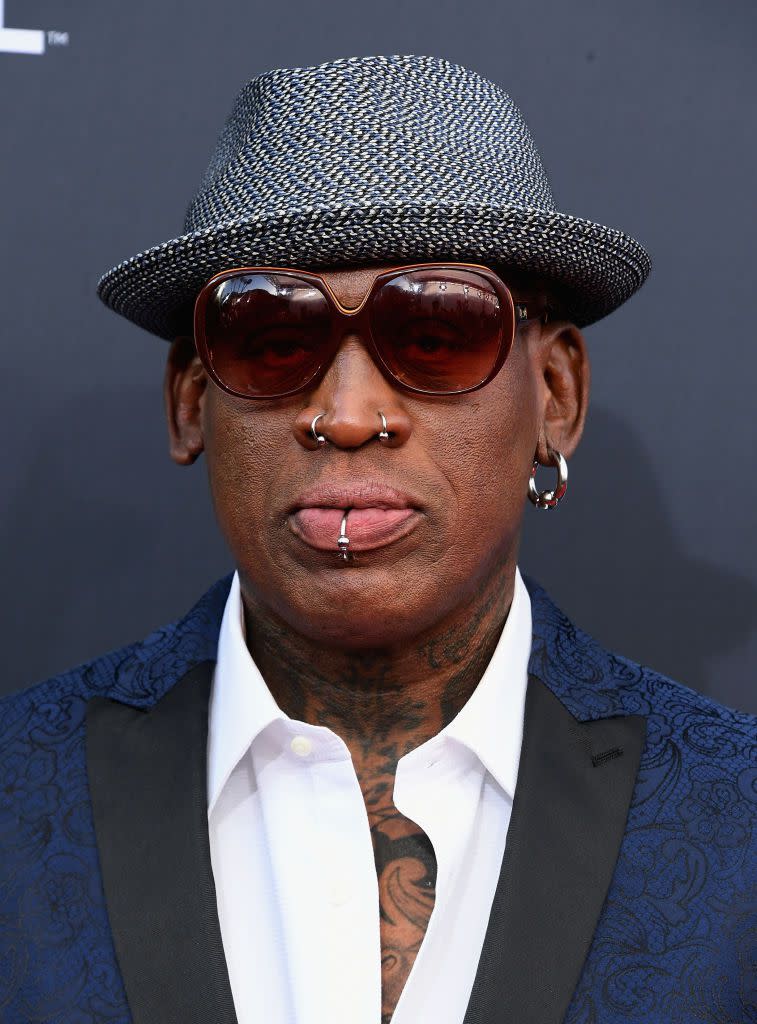 <p>Rodman is on the road to recovery once more after relapsing last year. He's vowed to stay sober this year.</p>