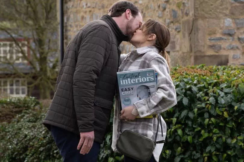 Emmerdale Liam Cavanagh and newcomer Ella have struck a new romance -Credit:ITV