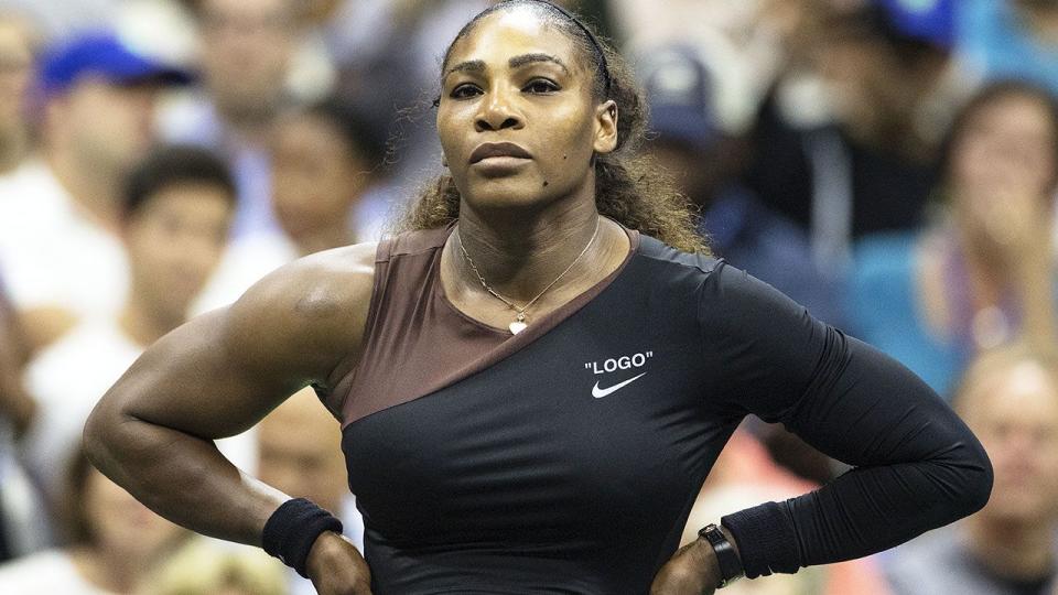 Serena during the US Open. Image: Getty