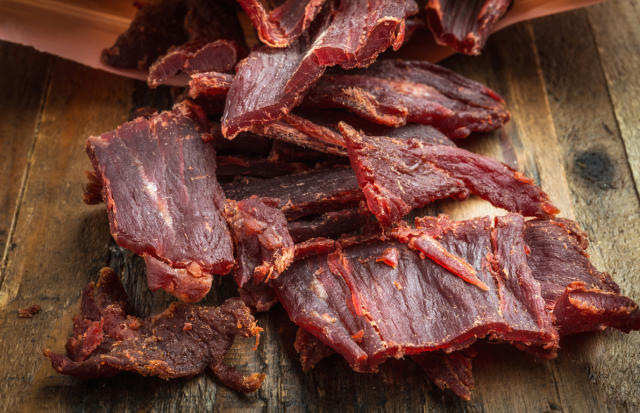 Oven Beef Jerky - casey's kitch