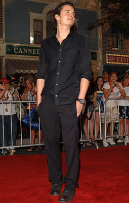 Orlando Bloom at the Disneyland premiere of Walt Disney Pictures' Pirates of the Caribbean: Dead Man's Chest