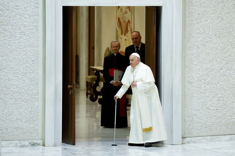 Weekly general audience in Paul VI hall at the Vatican