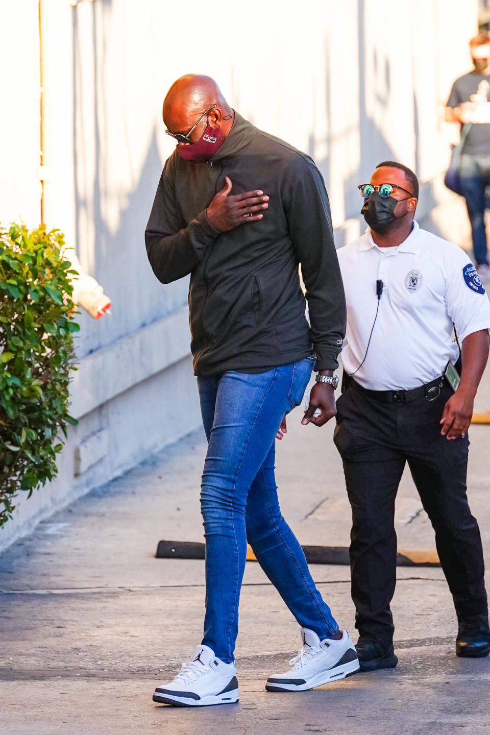 Kevin Garnett arriving at apos Jimmy Kimmel Live apos