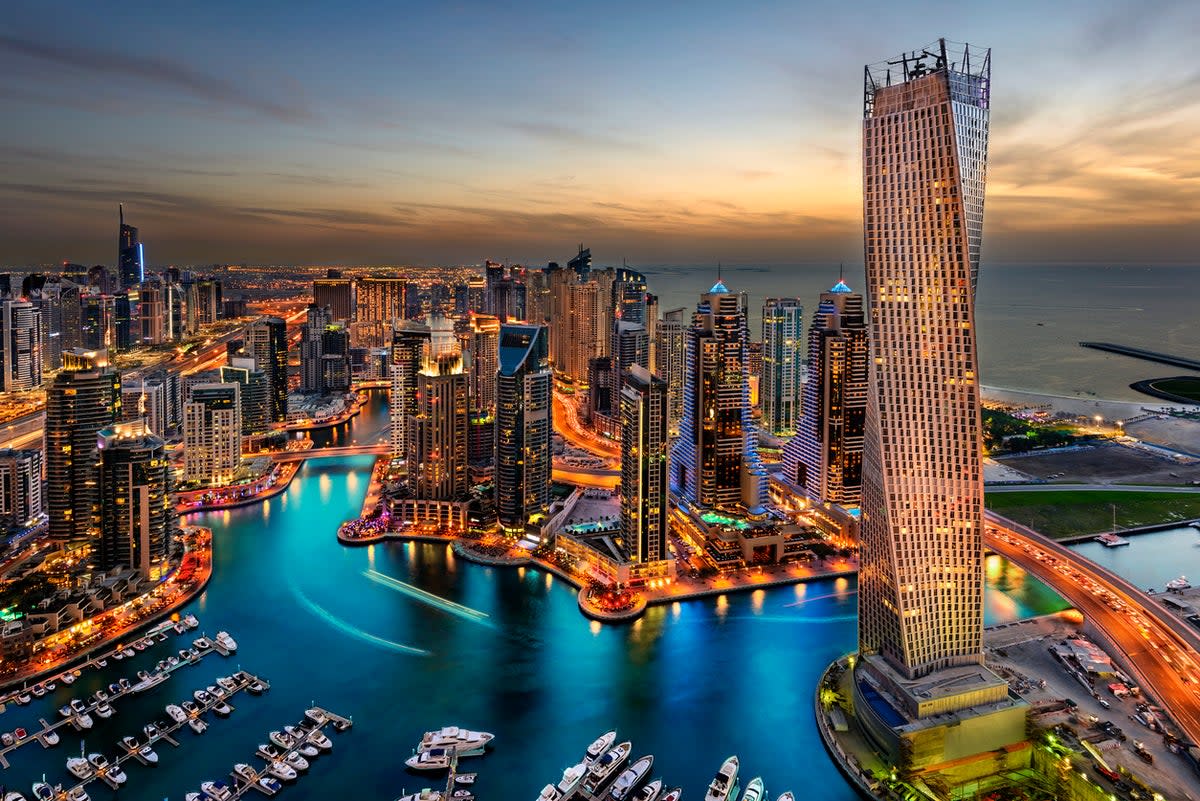 The marina at nightfall (Getty Images/iStockphoto)