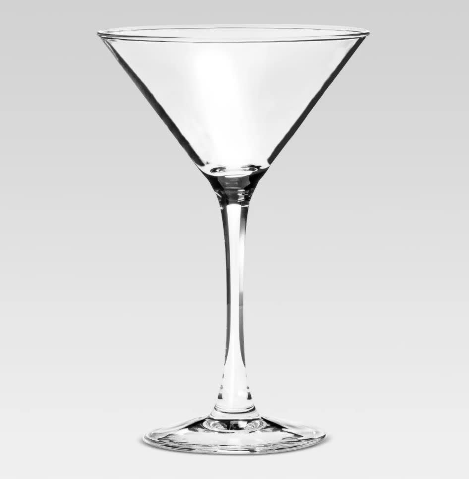 You've probably got wine glasses in spades, but these martini glasses will make your next drink feel extra special. <a href="https://fave.co/2wSCT4Q" target="_blank" rel="noopener noreferrer">Find the set of four for $15 at Target</a>.&nbsp;