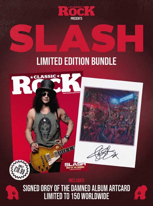 Slash bundle: magazine and signed art card