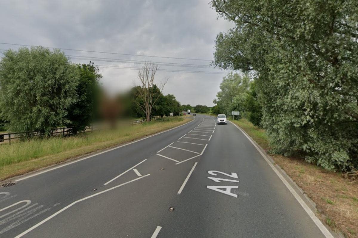 Temporary lights have been installed on the A12 <i>(Image: Google Maps)</i>
