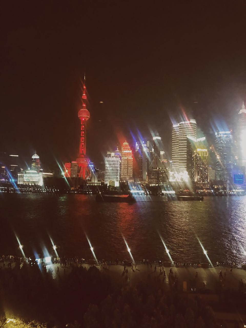 Ended the night along The Bund. This pic may have been blurry due to more wine but can’t confirm or deny that.