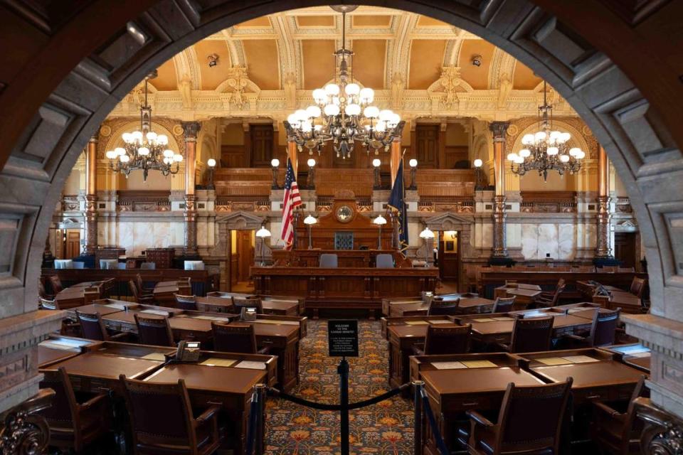 The Kansas Senate chamber.