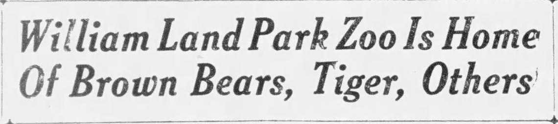 A story in the May 2, 1927, edition of The Sacramento Union describes the quirks of the zoo's animals.