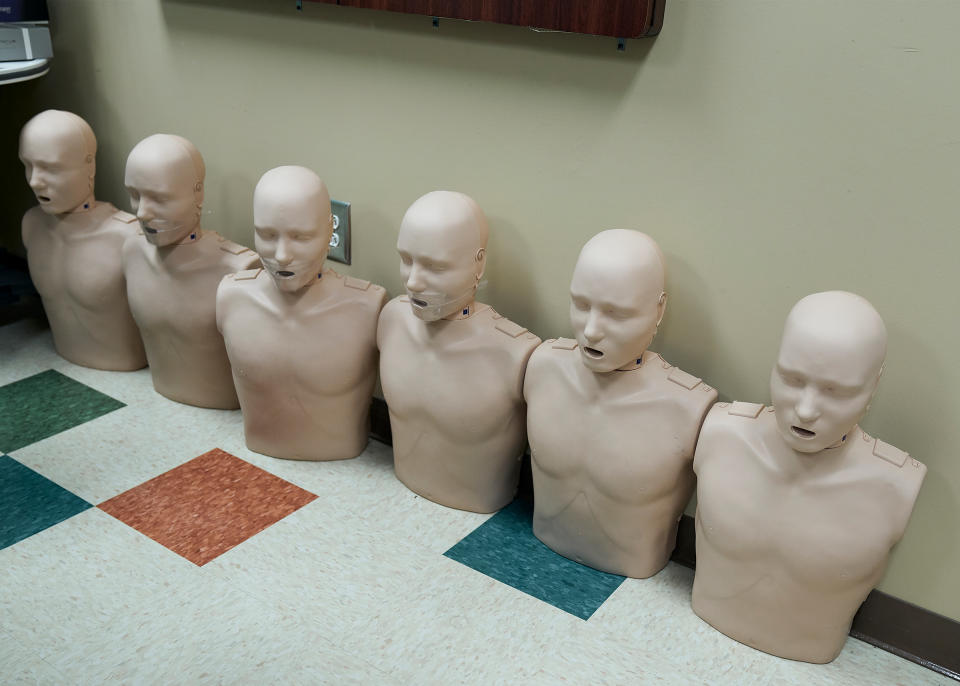 CPR and intubation skills equipment at Clinch Memorial Hospital.<span class="copyright">Stacy Kranitz for TIME</span>