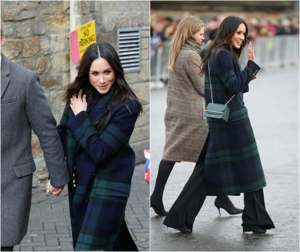 Meghan Markle s’inspire de Kate Middleton et opte pour le motif écossais